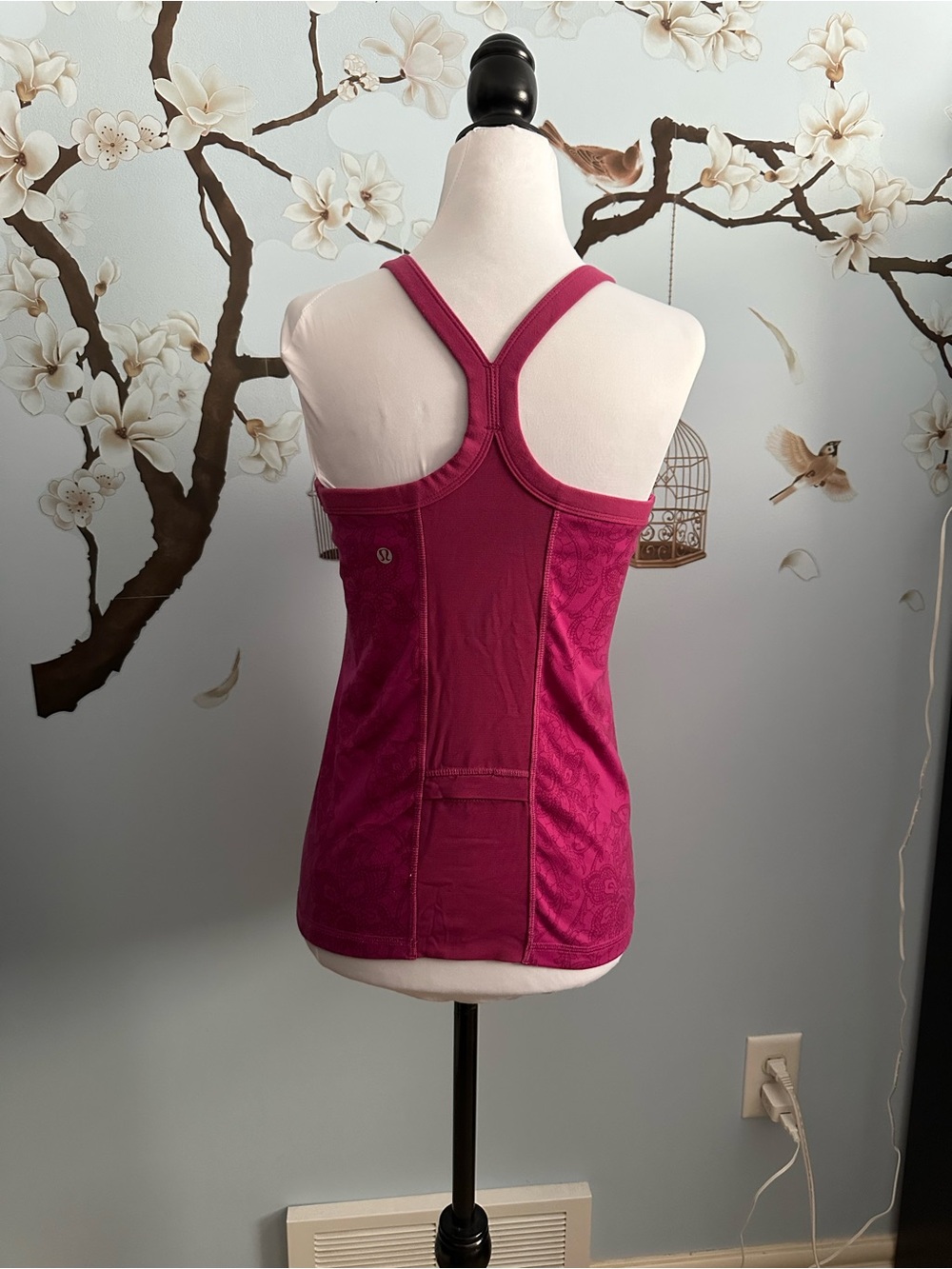 lululemon athletica Raspberry Paisley Racerback Tank - Picture 2 of 4